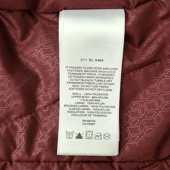 COLUMBIA Women's Omni-Shield Hooded Winter Zip Up Pink Brown Jacket Size Medium - Picture 14 of 16